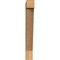 Ekena Millwork Traditional Block Smooth Bracket, Western Red Cedar, 3 1/2"W x 20"D x 28"H BKT04X20X28TRA05SWR - alternate 2